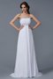 Robe de soirée longue avec sans manches en chiffon a-ligne de princesse - photo 1