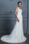 Robe de mariée plus récent de col en v de sirène en tulle naturel - photo 6