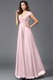Robe demoiselle d'honneur longue en chiffon manche nulle de princesse ligne a - photo 21