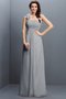 Robe demoiselle d'honneur longue ligne a avec zip de tour de ceinture empire jusqu'au sol - photo 25
