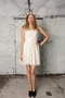 Robe de mariée de lotus col u profond a-ligne avec zip avec sans manches - photo 1