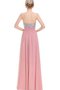 Robe de bal naturel col en bateau appliques a-ligne avec manche épeules enveloppants - photo 2