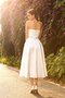 Robe de mariée a-ligne de col en cœur avec perle de princesse manche nulle - photo 2