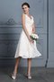 Robe de mariée mode de princesse de longueur à genou ligne a avec décoration dentelle - photo 3