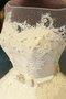 Robe de mariée avec perle avec zip decoration en fleur de mode de bal en organza - photo 2