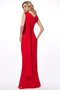 Robe de bal naturel avec sans manches avec perle en forme longueur au ras du sol - photo 2