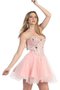 Robe douce seize bref mode avec cristal cordon avec perle - photo 1