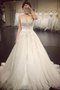 Robe de mariée chic attirent appliques fermeutre eclair a-ligne - photo 1