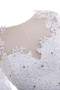 Robe de mariée chic versicolor longueur au niveau de sol avec perles satin extensible - photo 3