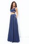 Robe de bal longue bandouliere spaghetti de princesse grandes bretelles jusqu'au sol - photo 5