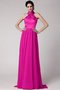 Robe demoiselle d'honneur naturel avec zip manche nulle satin tissé extensible en forme - photo 11