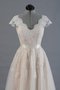 Robe de mariée moderne classique simple romantique avec manche courte - photo 2