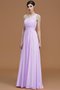 Robe demoiselle d'honneur naturel avec sans manches ligne a ruché d'épaule asymétrique - photo 25