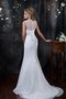 Robe de mariée naturel classique de fourreau ceinture en étoffe longueur au ras du sol - photo 2