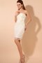 Robe mère de mariée distinguee bref avec manche 3/4 de bustier ruché - photo 2