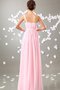 Robe demoiselle d'honneur plissage ligne a arrivée au cheville en chiffon avec zip - photo 2
