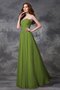 Robe demoiselle d'honneur longue avec chiffon avec sans manches ruché de princesse - photo 14