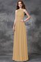 Robe demoiselle d'honneur naturel avec chiffon avec zip ruché au niveau de cou - photo 13