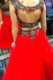Robe de bal naturel ligne a 2 pice de princesse manche nulle - photo 2