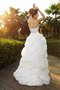 Robe de mariée de princesse ligne a avec perle haut bas de tour de ceinture en haute - photo 2
