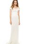 Robe de mariée naturel intemporel longue en chiffon epaule nue - photo 1