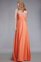 Robe demoiselle d'honneur charmeuse chic avec zip sans dos manche nulle - photo 1