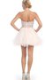 Robe de graduation delicat impressioé plissage textile en tulle a-ligne - photo 2