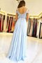 Robe de bal avec zip avec sans manches appliques excellent a-ligne - photo 2