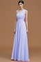 Robe demoiselle d'honneur naturel avec sans manches ligne a ruché d'épaule asymétrique - photo 23