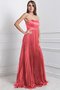 Robe demoiselle d'honneur en chiffon manche nulle a-ligne de princesse avec zip - photo 28