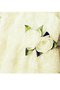 Robe de cortège enfant naturel avec zip jusqu'au sol avec fleurs manche nulle - photo 3