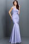 Robe demoiselle d'honneur avec fleurs en taffetas de col en v fermeutre eclair de sirène - photo 17