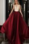 Robe de bal vintage longue avec décoration dentelle ligne a avec sans manches - photo 1