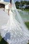 Robe de mariée avec décoration dentelle de sirène avec manche 1/2 merveilleux naturel - photo 2