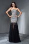 Robe de bal longue collant de tour de ceinture en haute en satin jusqu'au sol - photo 5