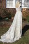 Robe de mariée longue delicat exceptionnel avec manche courte de col en v - photo 2