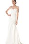 Robe de mariée facile longue textile taffetas avec manche courte ligne a - photo 1