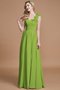 Robe demoiselle d'honneur plein de charme de princesse manche nulle en chiffon ligne a - photo 19