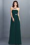 Robe demoiselle d'honneur longue avec zip a-ligne de bustier de princesse - photo 9