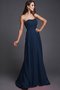 Robe demoiselle d'honneur longue naturel de bustier de princesse avec sans manches - photo 15