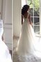 Robe de mariée de traîne moyenne rêveur avec perle en tulle naturel - photo 2