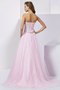 Robe de quinceanera longue avec perle de mode de bal avec sans manches en satin - photo 2