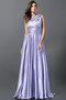 Robe demoiselle d'honneur longue plissage de princesse en satin soyeux ligne a - photo 29