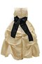 Robe de cortège enfant fermeutre eclair ample col en bateau avec cristal manche nulle - photo 2