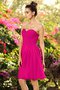 Robe demoiselle d'honneur naturel de princesse ligne a avec zip avec fronce - photo 11