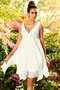 Robe demoiselle d'honneur bref de lotus a-ligne de princesse fermeutre eclair - photo 16