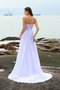 Robe de mariée longue collant de traîne mi-longue au bord de la mer en chiffon - photo 2