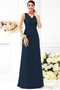 Robe demoiselle d'honneur plissage longue avec zip de tour de ceinture empire avec fronce - photo 10