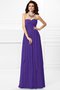 Robe demoiselle d'honneur plissage longue en chiffon a-ligne de princesse - photo 23