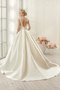 Robe de mariée delicat longue avec sans manches col u profond v col profonde - photo 2